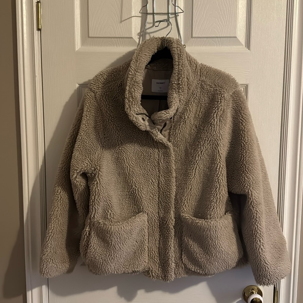 Cozy Lined Teddy bear Sherpa jacket